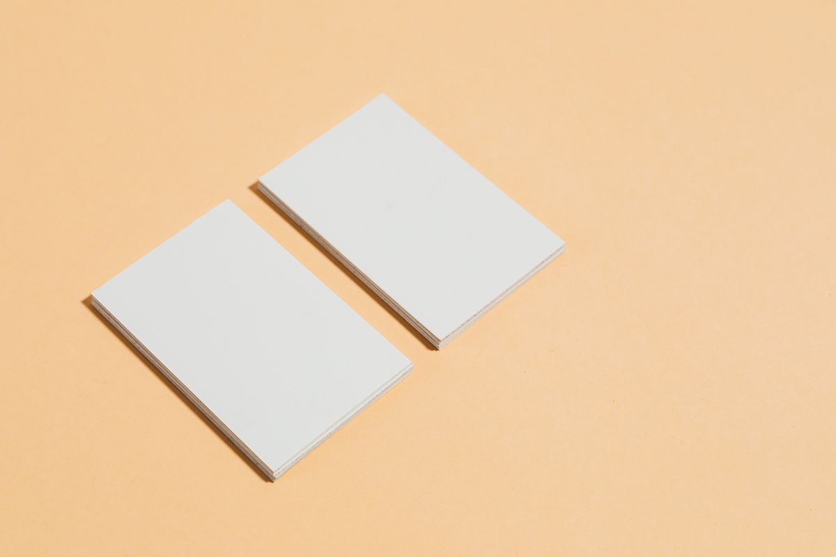 Gold foil business card printing service